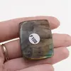 Cabochon Labradorit fatetat 37x30x9,5mm F105, imagine 2