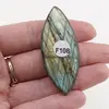 Cabochon Labradorit fatetat 54x22x9mm F108, imagine 2