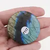 Cabochon Labradorit fatetat 421x42x8mm F117, imagine 2