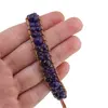 Bratara wrap Ametist sfere, 4-8mm, imagine 3