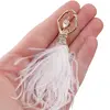 Brosa aurie, model balerina cu pene si zirconii - 90mm, imagine 3