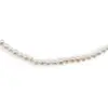 Colier Perle de cultura albe sfere 4mm, imagine 2