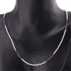 Colier perle si Granat rhodolit sfere fatetate, 2mm, imagine 3