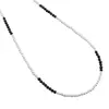 Colier perle si Turmalina sfere fatetate, 2mm, imagine 2