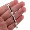 Colier perle si Turmalina sfere fatetate, 2mm, imagine 4