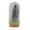 Cupola cu Agat druzy electroplacat, 65mm, imagine 2