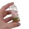 Cupola cu cristal natural Cuart roz brut, 65mm, imagine 4