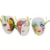 Masca decorativa venetiana mica, 10cm, imagine 3