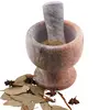 Mojar mare cu pistil din cristal natural Calcit Orange