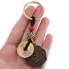 Breloc Feng Shui Amuleta cu nod mistic oglinda bagua si yin yang, 10cm, imagine 2
