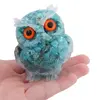Bufnita din rasina cu spartura Turcoaz si foita de aur, 6cm, imagine 6
