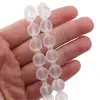 Colier Cristal de stanca mat sfere, 4-10mm, imagine 4
