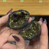 Unic in lume - 1 (produse unicat, primesti exact produsul prezentat), Unic in lume : 3 - Geoda din Maroc verde cu roz