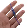 Bratara reglabila cu snur si Lapis Lazuli neregulat 6-10mm, imagine 3