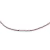Colier Agat roz si margele miyuki, 2mm, imagine 3