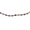 Colier Turmalina multicolora fatetate 4mm si margele miyuki, imagine 2
