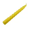 Lumanare din parafina, spirala, galbena, 18cm, imagine 2