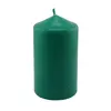 Lumanare din parafina stalp, verde - 9,5cm