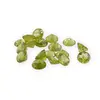 Cabochoane extrafatetate din Peridot natural, calitate AAA, 8mm