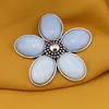 Brosa floare cu Opalit, 48mm, imagine 2