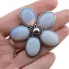 Brosa floare cu Opalit, 48mm, imagine 3