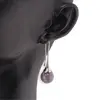 Cercei argintii cu agatatoare, Agat indian sfere 10mm, imagine 2