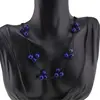 Colier confectionat manual pe snur cu Lapis Lazuli sfere, 8mm, imagine 3