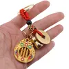 Breloc Feng Shui cu abacus pentru succes in afaceri si Wu Lou pentru sanatate, premium, imagine 3