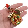 Breloc Feng Shui cu mantre tibetane, Wu lou si Morisca dorintelor, premium, imagine 3