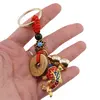 Breloc Feng Shui cu peste Koi, Wu Lou si monede chinezesti pentru bogatie, premium, imagine 3