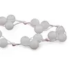 Colier confectionat manual pe snur Cuart roz sfere, 10mm, imagine 2