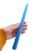 Lumanare conica din parafina, albastra - 24cm, imagine 3