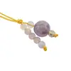Accesoriu cu pietre semipretioase Ametist sfera 10mm si mix cristale 4mm, imagine 2