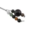Accesoriu cu pietre semipretioase Granat sfera 10mm si mix cristale 4mm, imagine 2