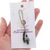 Accesoriu cu pietre semipretioase Serafinit sfera 10mm si mix cristale 4mm, imagine 3