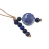 Accesoriu cu pietre semipretioase Sodalit sfera 10mm si Lapis lazuli 4mm, imagine 2