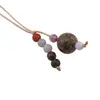Accesoriu cu pietre semipretioase Unakit sfera 10mm si mix cristale 4mm, imagine 2
