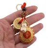 Breloc Feng Shui cu simbolul Prosperitatii Supreme si Wu Lou pentru sanatate, premium, imagine 3