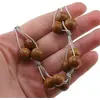 Colier confectionat manual pe snur cu Jasp Tiger skin sfere, 10mm, imagine 4