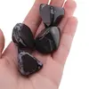Magnet Obsidian fulg de nea rulat, 20-25mm, imagine 3