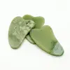 Piatra Gua Sha din Jad pentru masaj - 7cm
