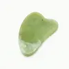 Piatra Gua Sha din Jad pentru masaj - 7cm