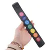 Suport ardere betisoare parfumate cu cele 7 chakre, negru - 25,5cm, imagine 3