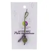 Accesoriu cu pietre semipretioase Amazonit sfera 10mm si Ametist 4mm