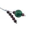 Accesoriu cu pietre semipretioase Crisocola sfera 10mm si Granat 4mm, imagine 2