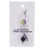 Accesoriu cu pietre semipretioase Goldstone albastru sfera 10mm si Ametist 4mm