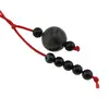 Accesoriu cu pietre semipretioase Jasp Kambaba sfera 10mm si Agat negru 4mm, imagine 2