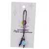 Accesoriu cu pietre semipretioase Larimar sfera 10mm si mix cristale 4mm