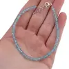 Bratara Apatit discuri fatetate 3mm si argint 925, imagine 4