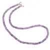 Colier Ametist discuri fatetate 4-5mm si argint 925